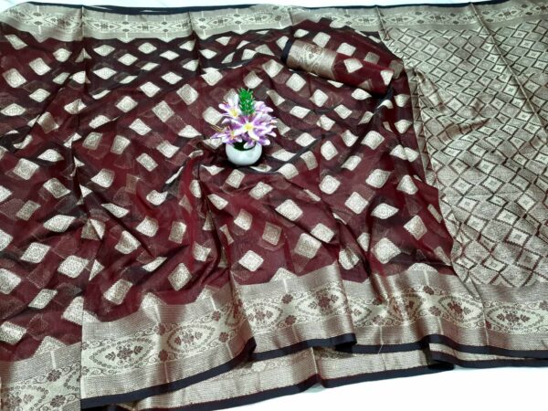 Barish Jamdani Saree (বাড়িস জামদানী শাড়ি) - Image 5
