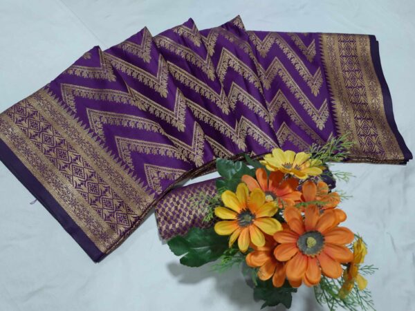Benaroshi Katan Saree (বেনারসি কাতান শাড়ি) - Image 11