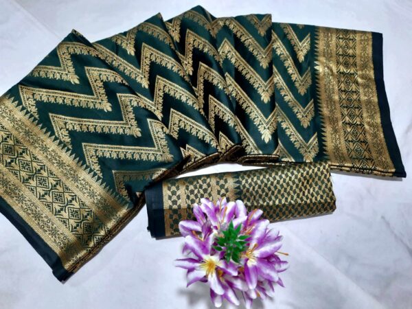 Benaroshi Katan Saree (বেনারসি কাতান শাড়ি) - Image 9