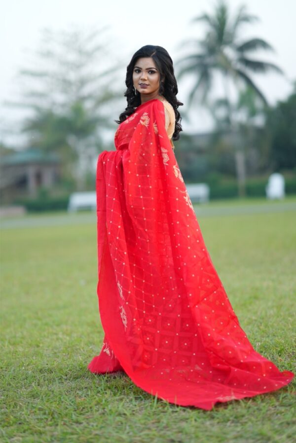 Bodhuya Jamdani Saree (বধুয়া জামদানী শাড়ি) - Image 7