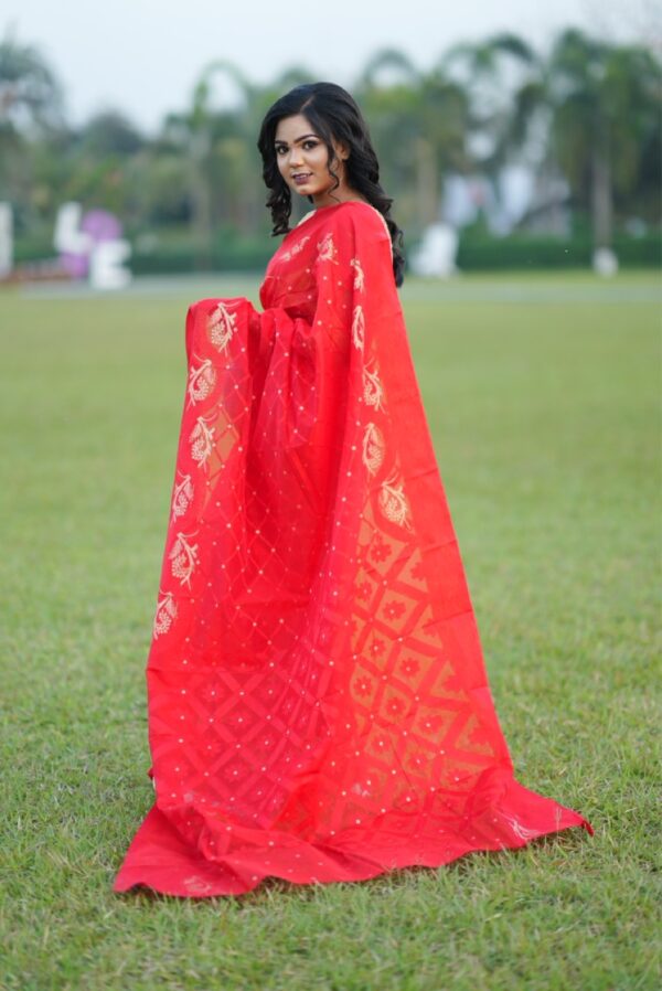 Bodhuya Jamdani Saree (বধুয়া জামদানী শাড়ি) - Image 4