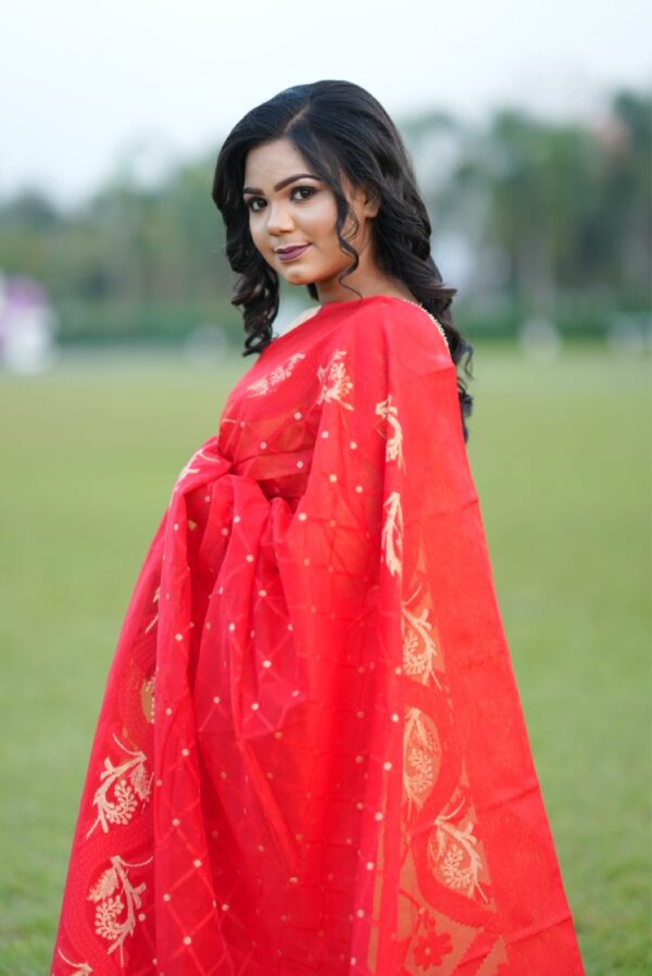 Bodhuya Jamdani Saree (বধুয়া জামদানী শাড়ি) - Image 3