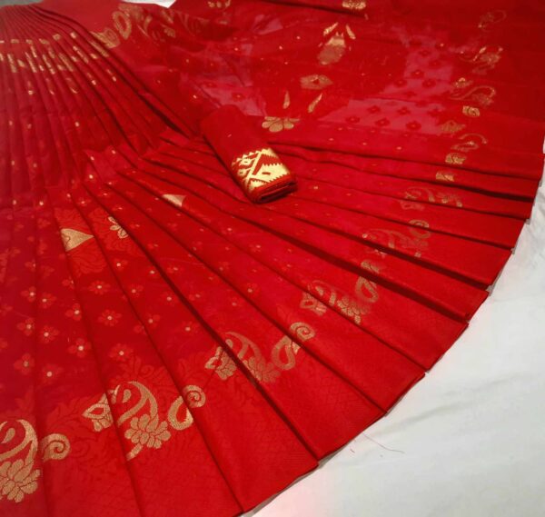 Jori Pair Jamdani Saree (জড়ি পাড় জামদানী শাড়ি)