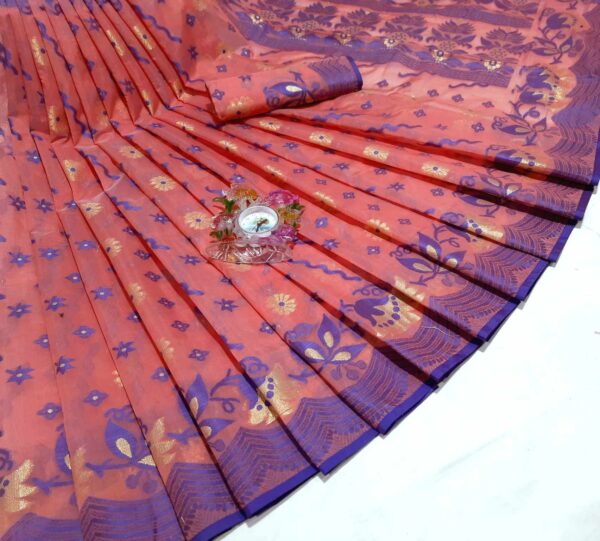 Konokchapa Jamdani Saree (কনকচাঁপা  জামদানী  শাড়ি) - Image 4