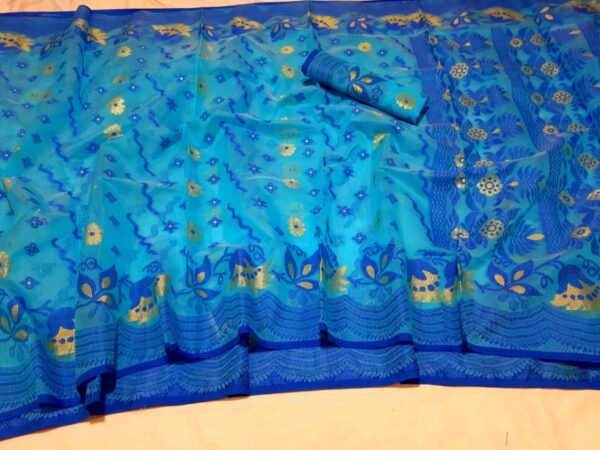 Konokchapa Jamdani Saree (কনকচাঁপা  জামদানী  শাড়ি) - Image 7