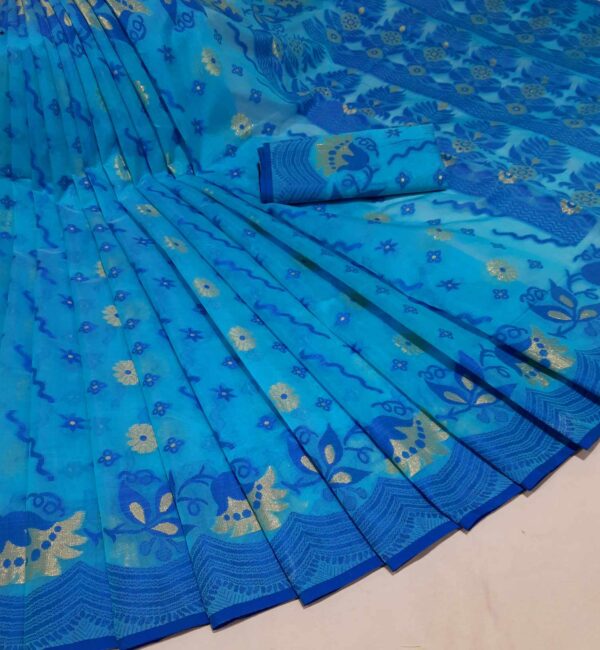 Konokchapa Jamdani Saree (কনকচাঁপা  জামদানী  শাড়ি) - Image 9