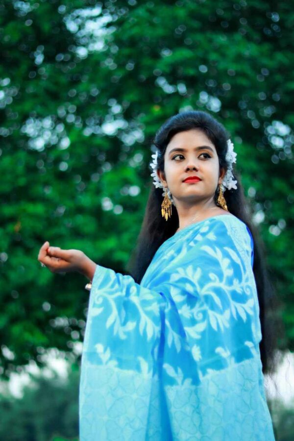 Rupalilota Jamdani Saree (রূপালী লতা জামদানী শাড়ি) - Image 2