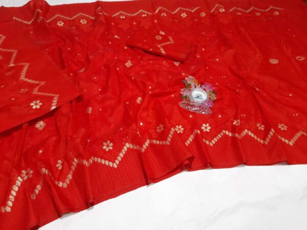 Sajrani Jamdani Saree (সাজরাণী জামদানী শাড়ি) - Image 3