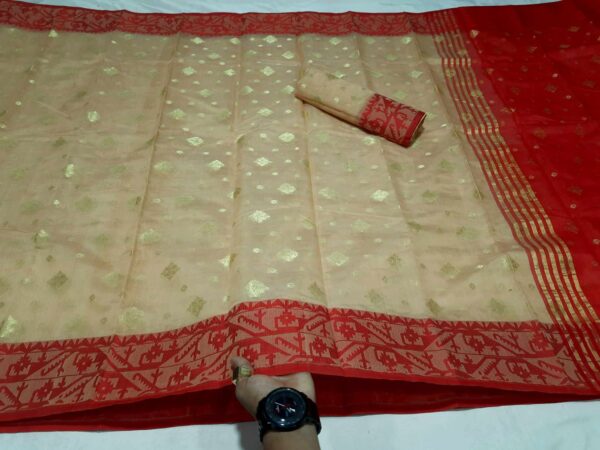 Sonchoita Silk Jamdani Saree (সঞ্চয়িতা সিল্ক জামদানী শাড়ি) - Image 2