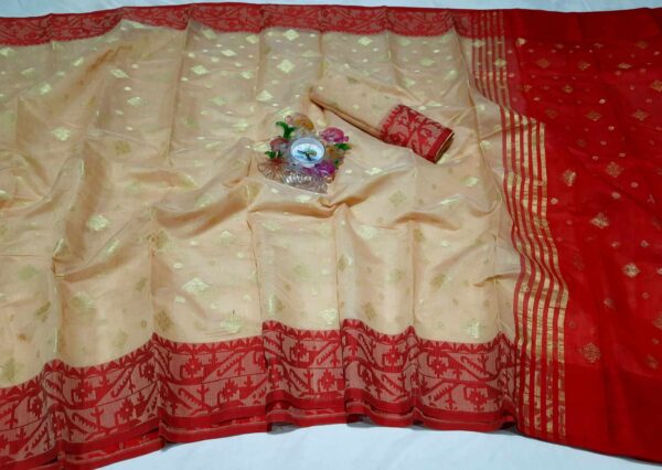 Sonchoita Silk Jamdani Saree (সঞ্চয়িতা সিল্ক জামদানী শাড়ি) - Image 4