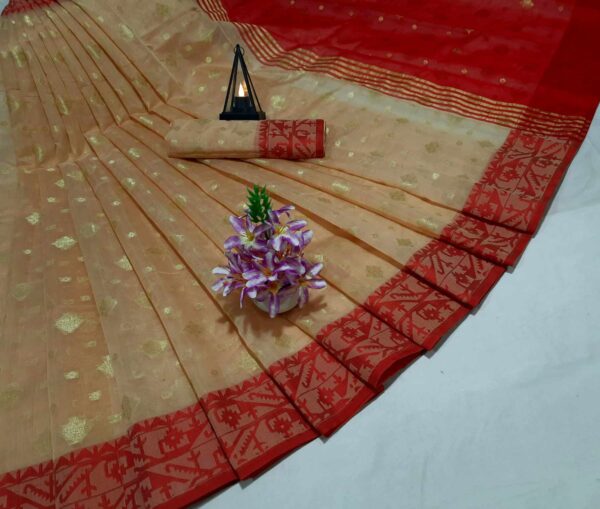 Sonchoita Silk Jamdani Saree (সঞ্চয়িতা সিল্ক জামদানী শাড়ি) - Image 6