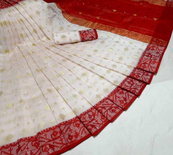 Sonchoita Silk Jamdani Saree (সঞ্চয়িতা সিল্ক জামদানী শাড়ি) - Image 8