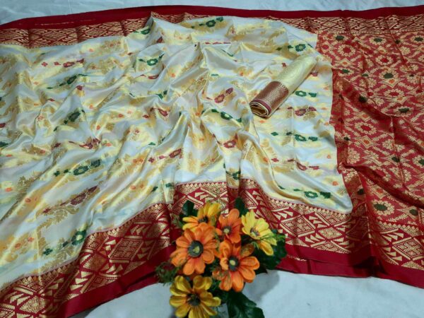 Sornolota Katan Saree (স্বর্ণলতা কাতান শাড়ি) - Image 3