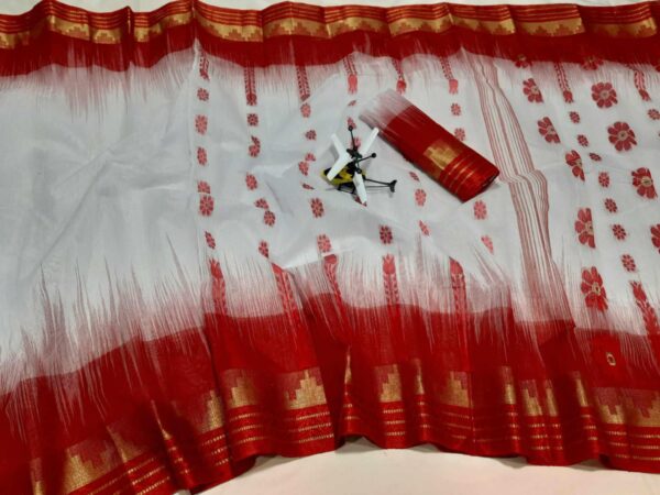 Sutimix Jamdani Saree (সুতি মিক্স জামদানী শাড়ি) - Image 2