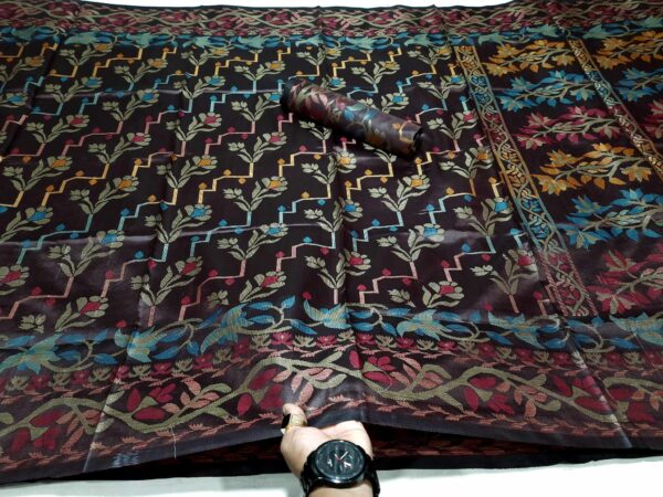 Madurai Soft Silk Katan Saree (মাদুরায় সফ্ট সিল্ক কাতান শাড়ি) - Image 4