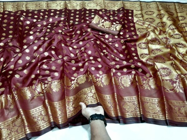 Samu Silk Katan Saree (সামু সিল্ক কাতান শাড়ি) - Image 4