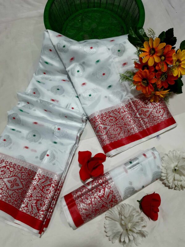 Kashmiri Silk Katan Saree (কাশ্মীরী  সিল্ক কাতান শাড়ি)