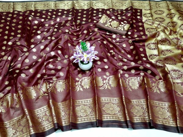 Samu Silk Katan Saree (সামু সিল্ক কাতান শাড়ি) - Image 3