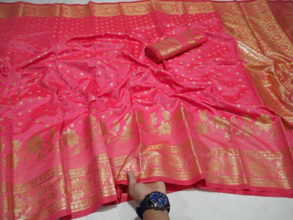 Jobaful Katan Saree (জবাফুল কাতান শাড়ি) - Image 4