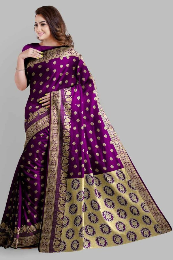 Samu Silk Katan Saree (সামু সিল্ক কাতান শাড়ি) - Image 9