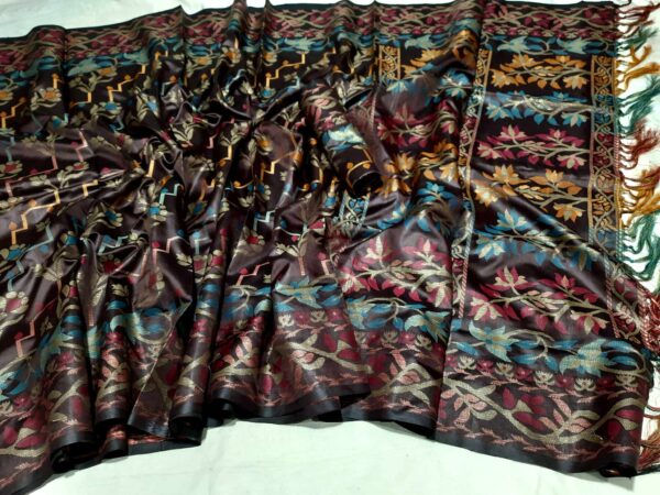 Madurai Soft Silk Katan Saree (মাদুরায় সফ্ট সিল্ক কাতান শাড়ি) - Image 6