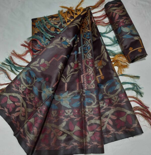 Madurai Soft Silk Katan Saree (মাদুরায় সফ্ট সিল্ক কাতান শাড়ি)
