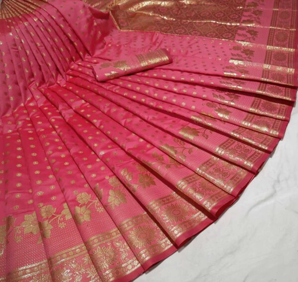 Jobaful Katan Saree (জবাফুল কাতান শাড়ি) - Image 3