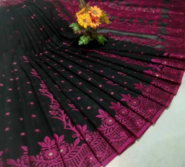 Jonaki Jamdani Saree (জোনাকি জামদানী শাড়ি) - Image 3