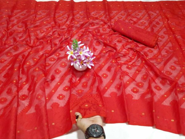 Karat Jamdani Sare (করাত জামদানী শাড়ি) - Image 6
