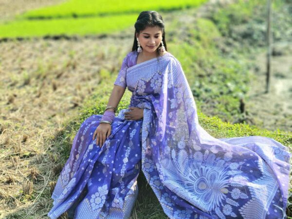 Sajrani Jamdani Saree (সাজরানী জামদানী শাড়ি)